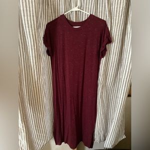 Midi T shirt Dress